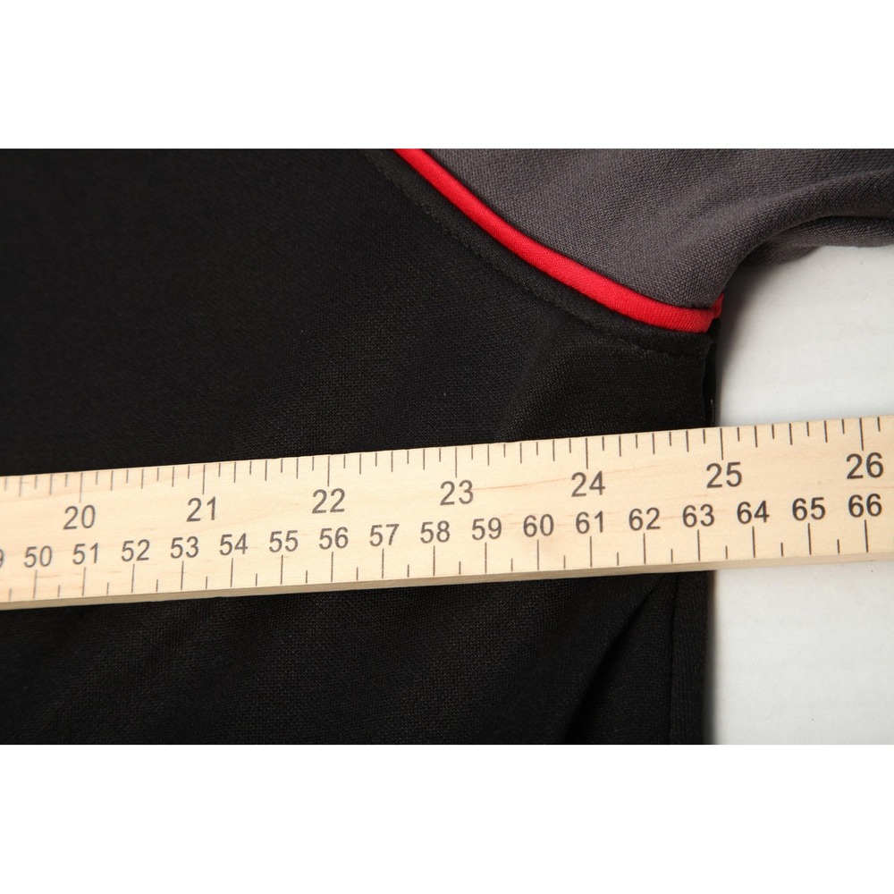 Snap On Hoodie Pullover Mens XL Black Gray Red Quarter Zip Kangaroo Pocket Work - Picture 8 of 11